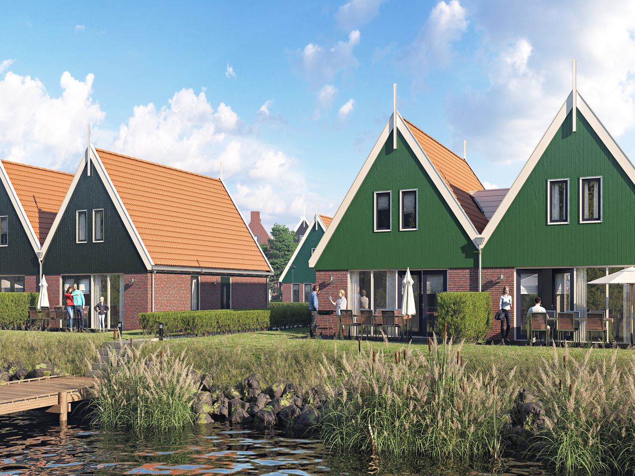 6-person bungalow - Luxury 6L on Landal Volendam