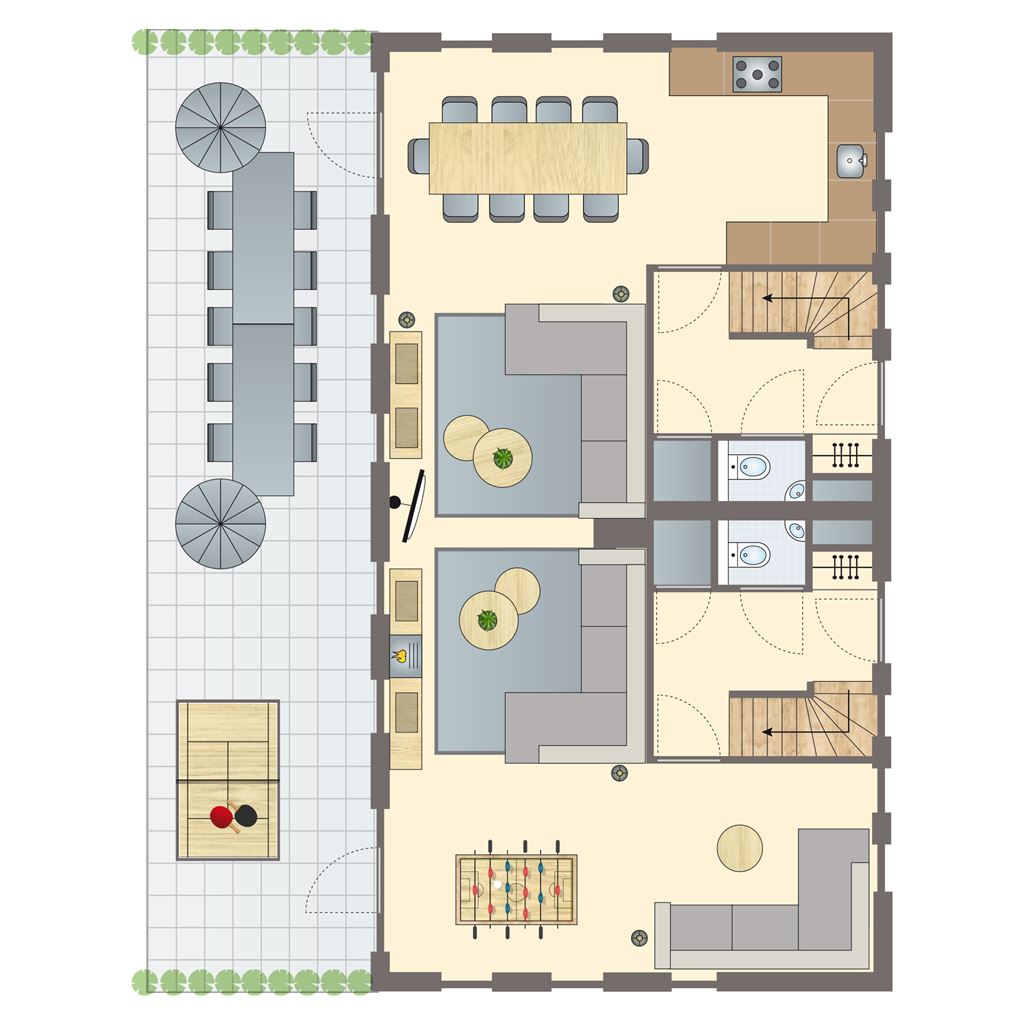 10-person farmhouse - Comfort 10FF on Hof van Saksen