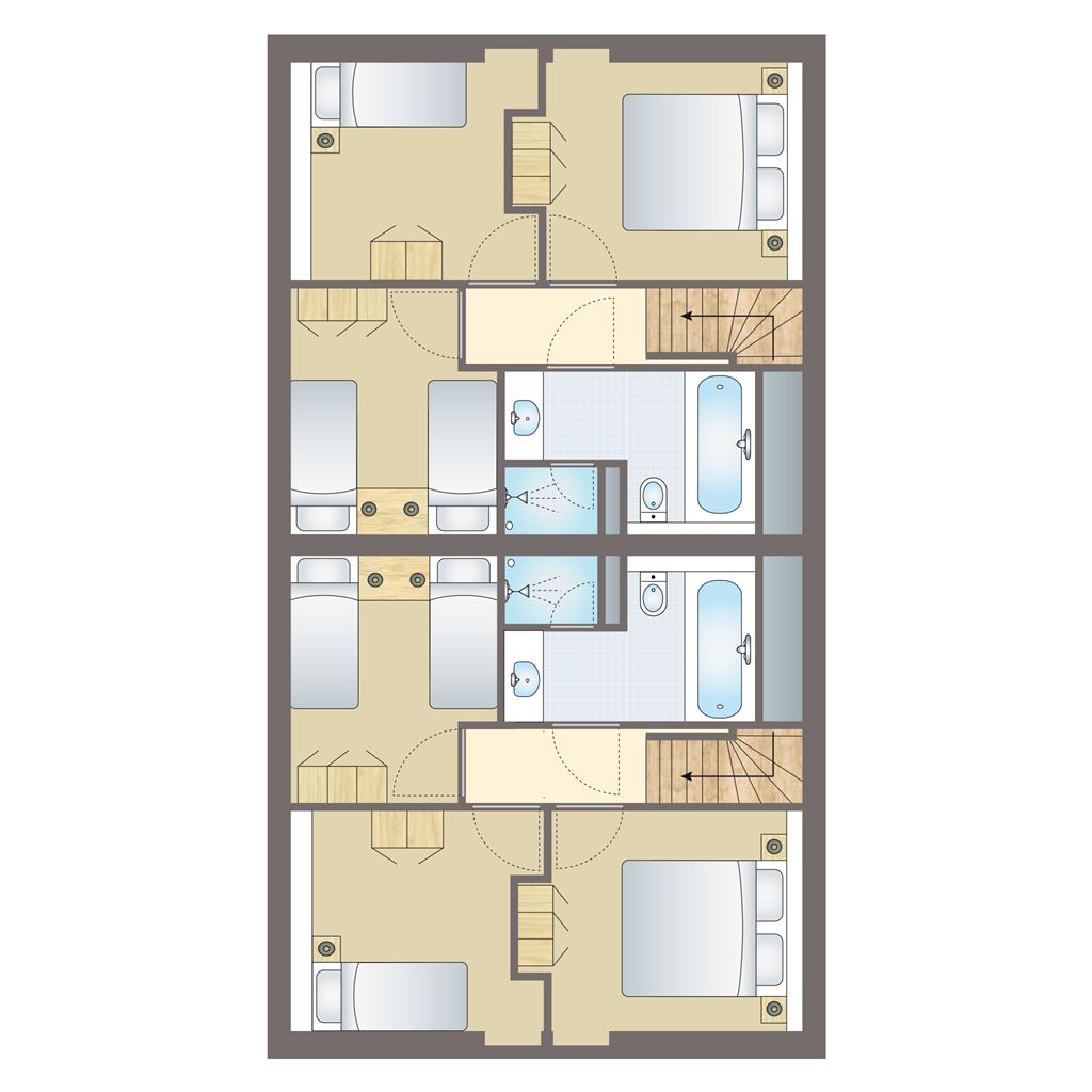 10-person farmhouse - Comfort 10FF on Hof van Saksen