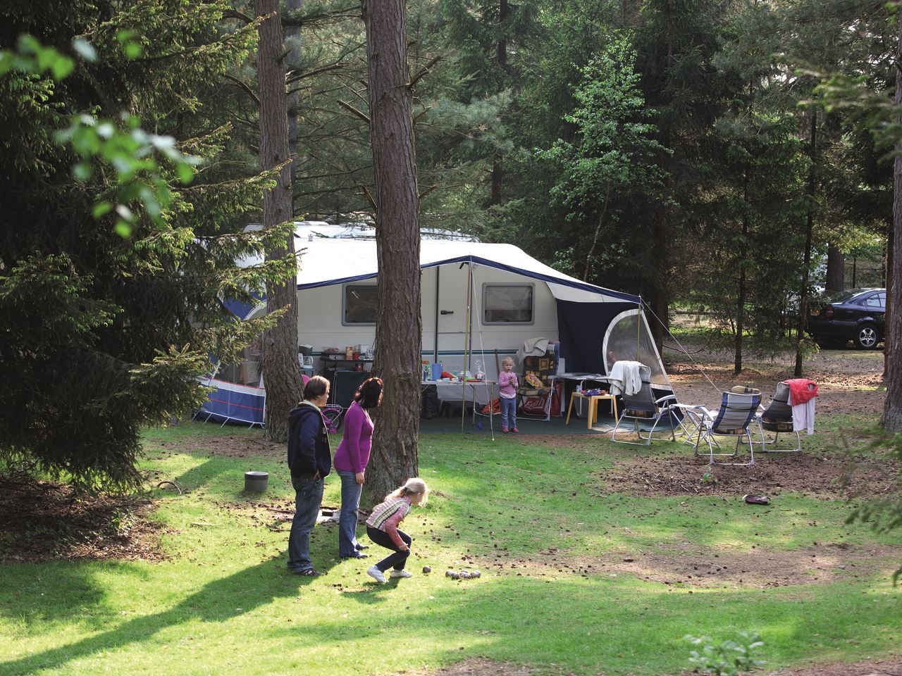 Basis campingplaats