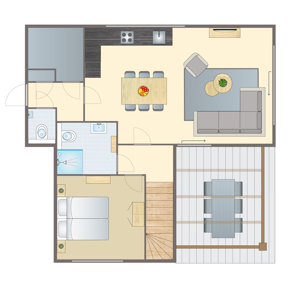 4 persoons bungalow
