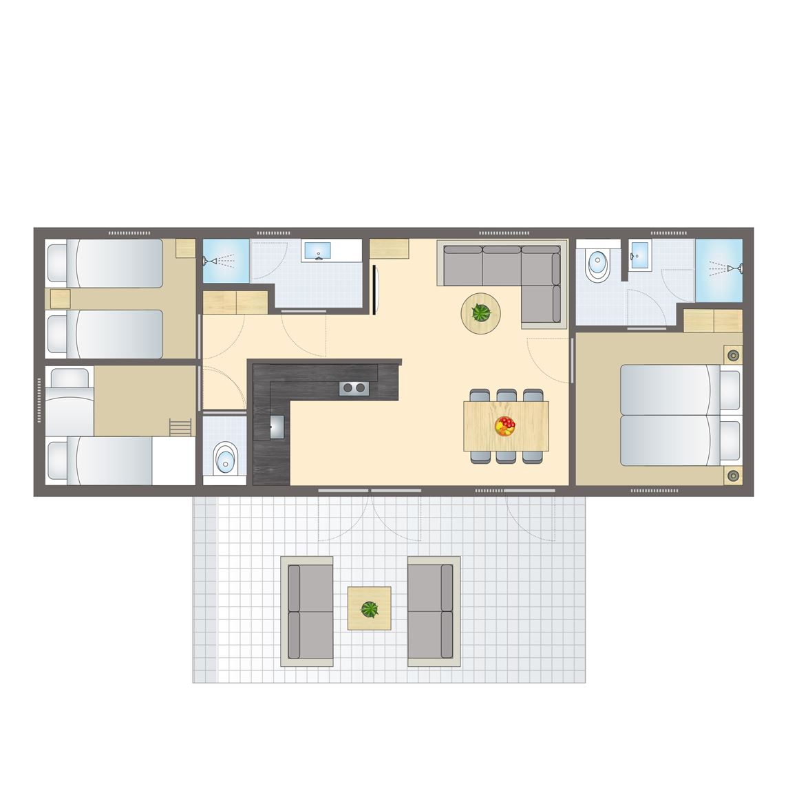 4 6 persoons Cottage