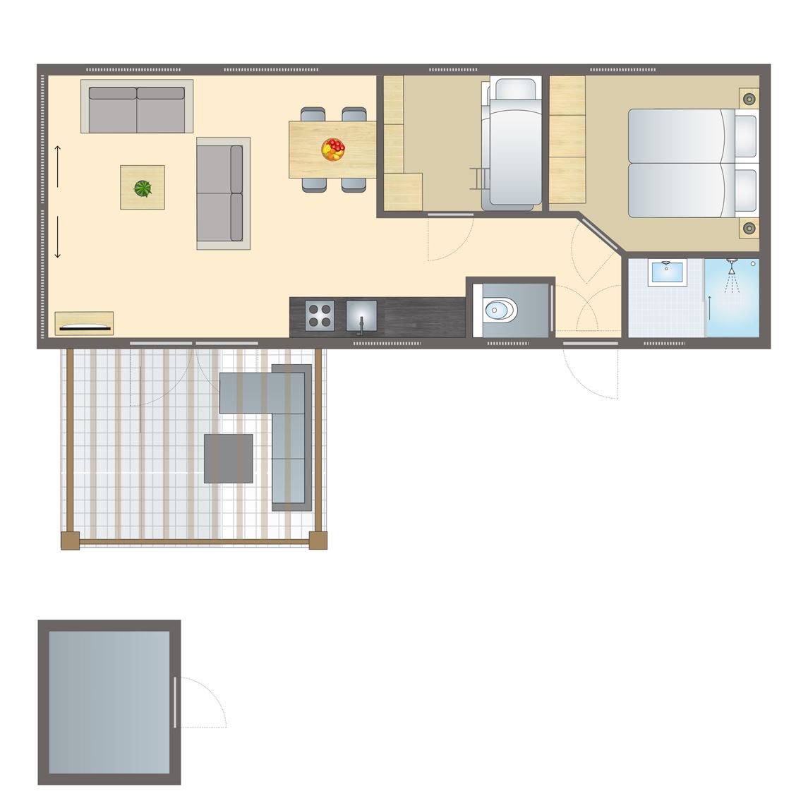 4 persoons Bos Cottage