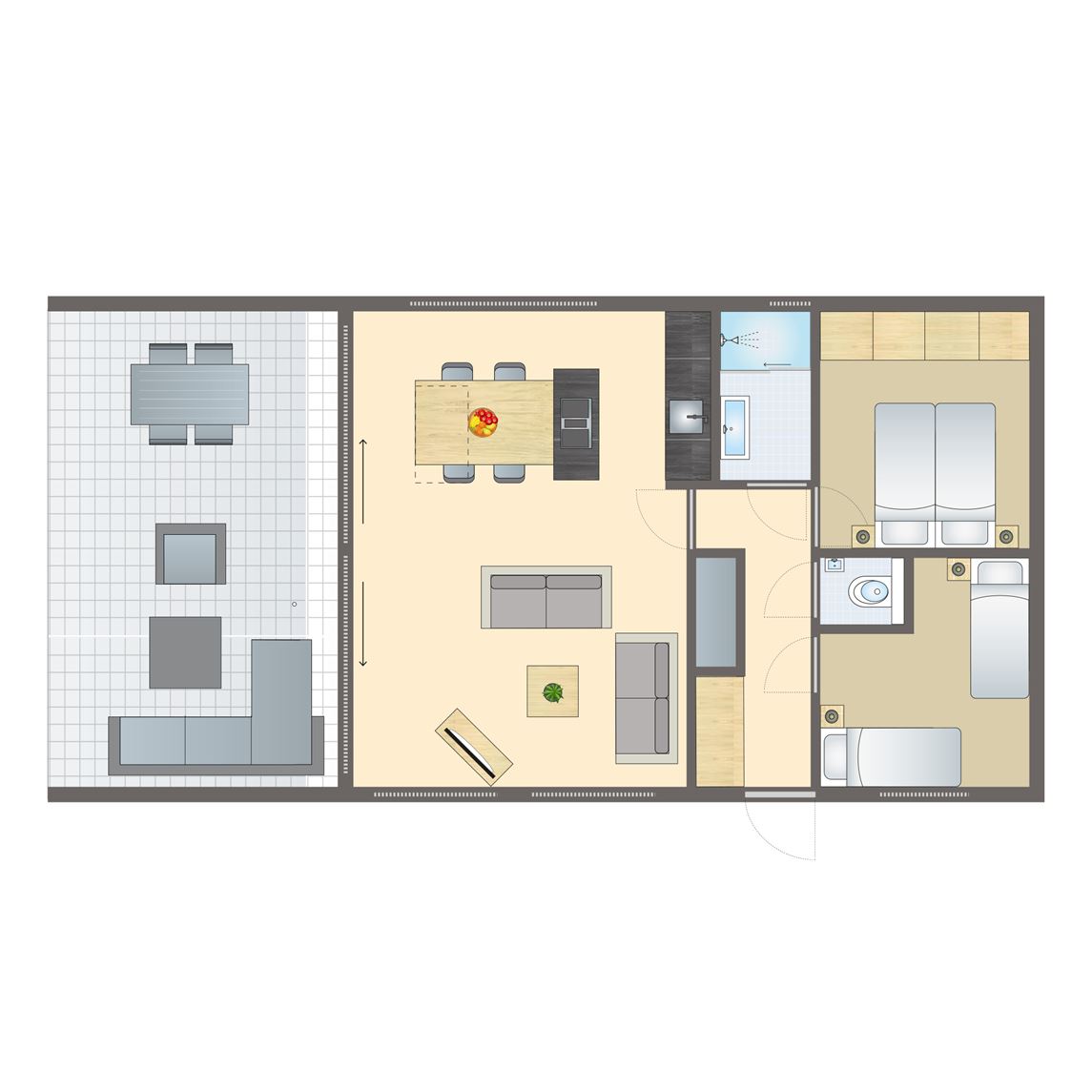 4 persoons Culinair Lodge