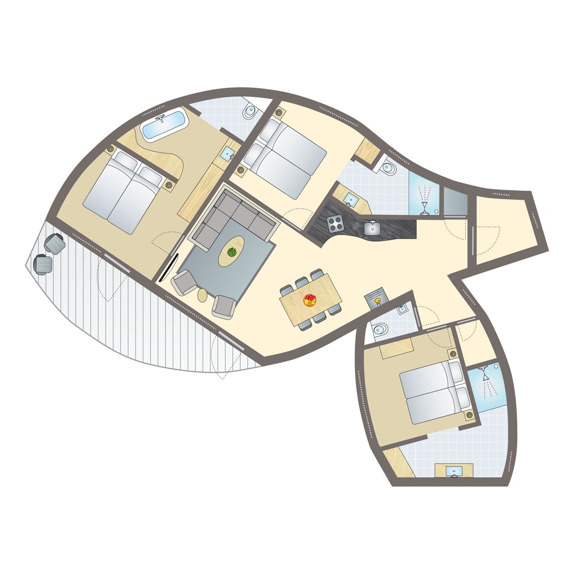 6-persoons The Leaf.