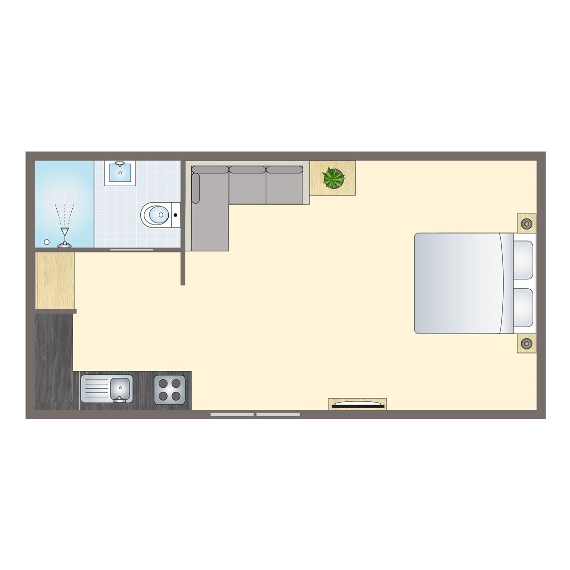 2-persoons chalet - Lakeside Studio - Pet.