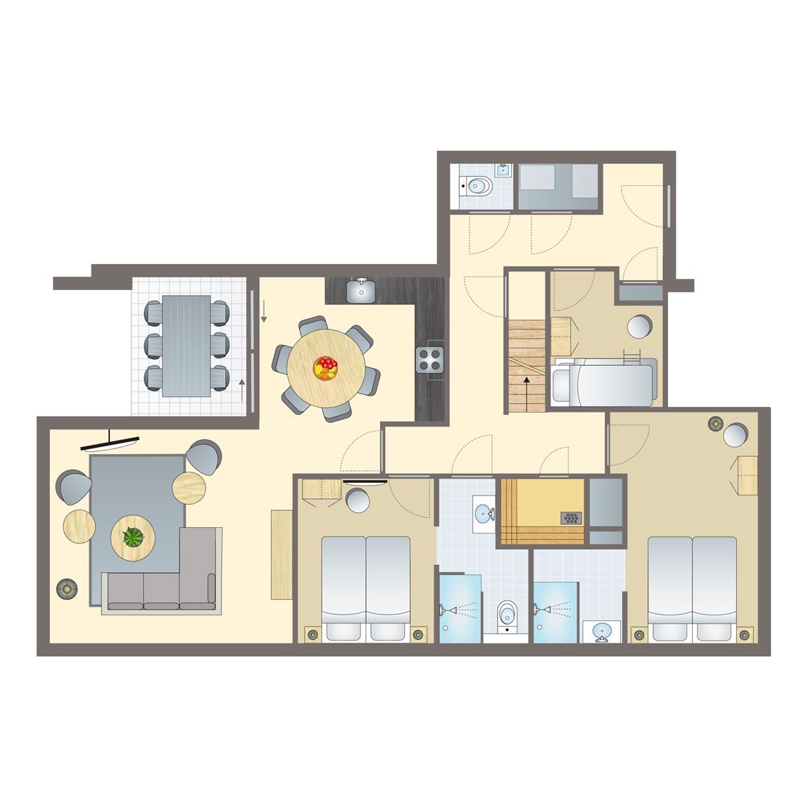 4-6-persoons penthouse