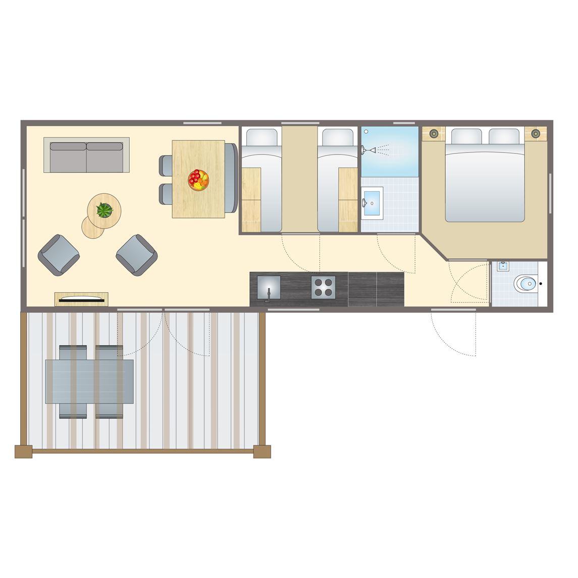 4 persoons chalet