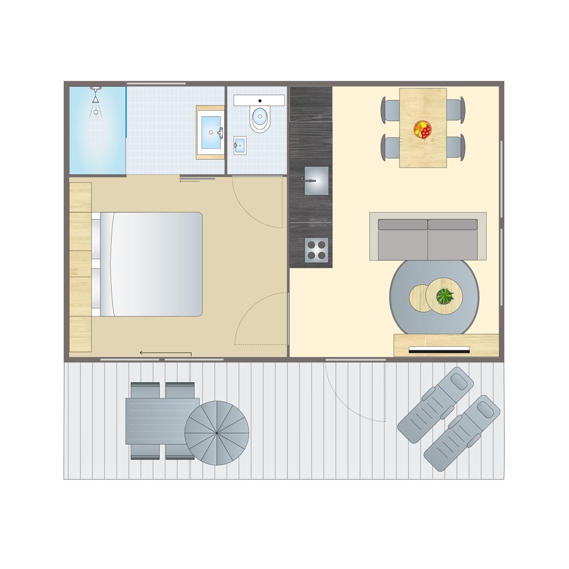 2 persoons cottage