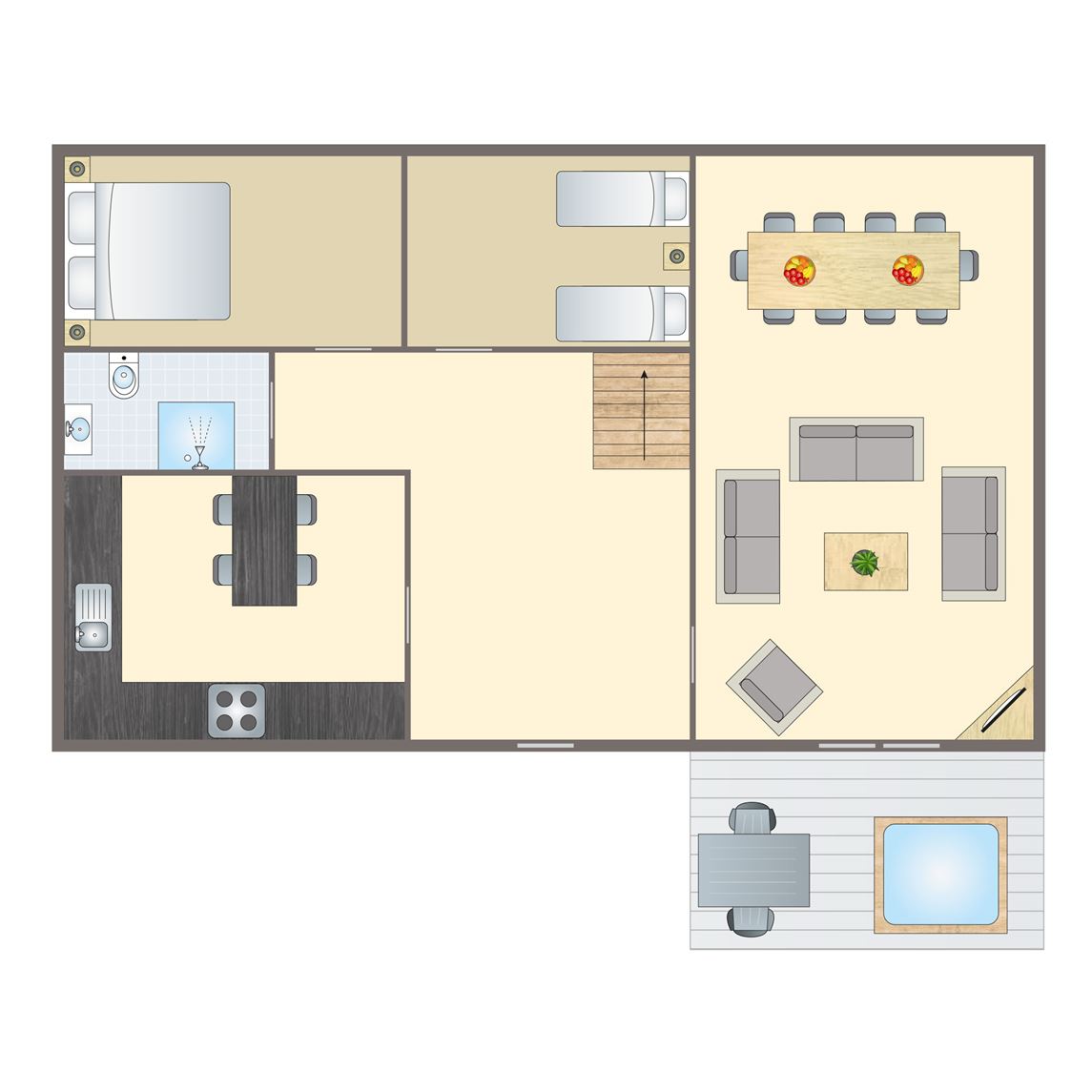 10-persoons chalet - Foresters Spa Plus.