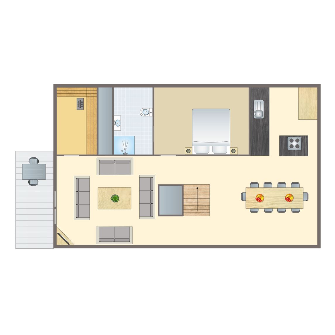 10-persoons chalet - Eagle Spa Plus (Pet).