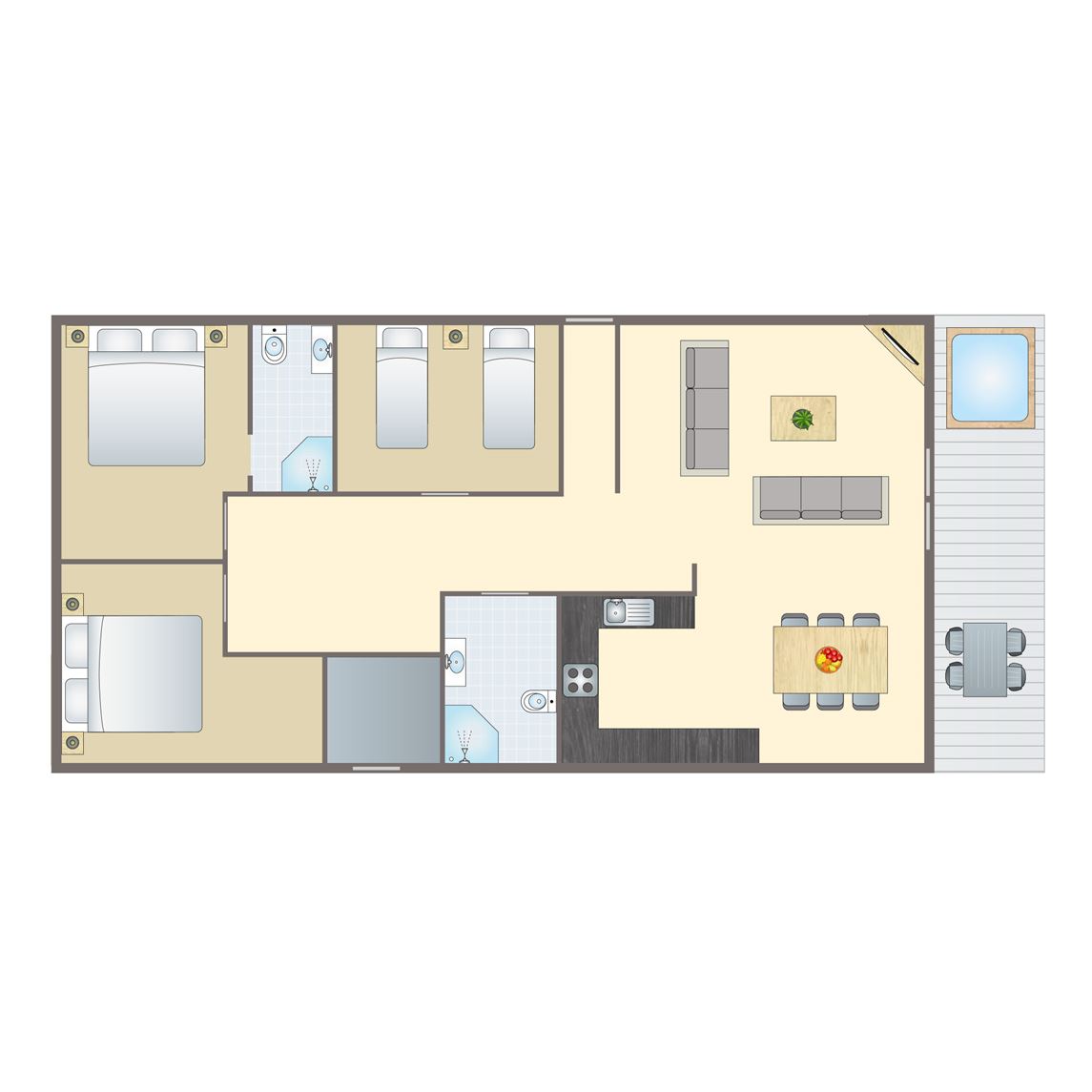 6-persoons chalet - Osprey Spa.