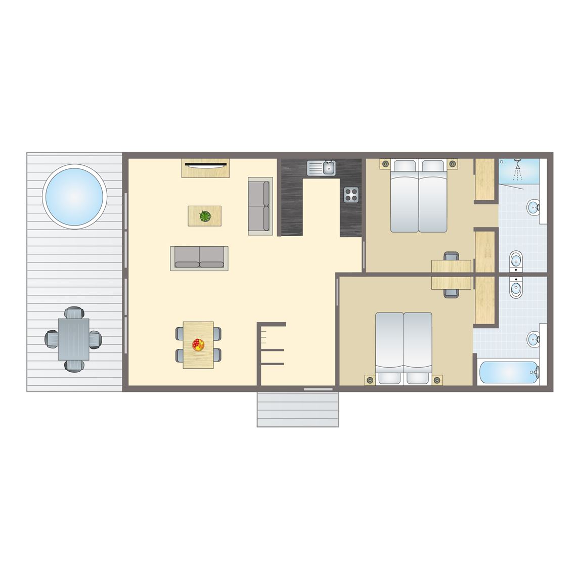 4-persoons chalet - The Kingscliffe (Pet).