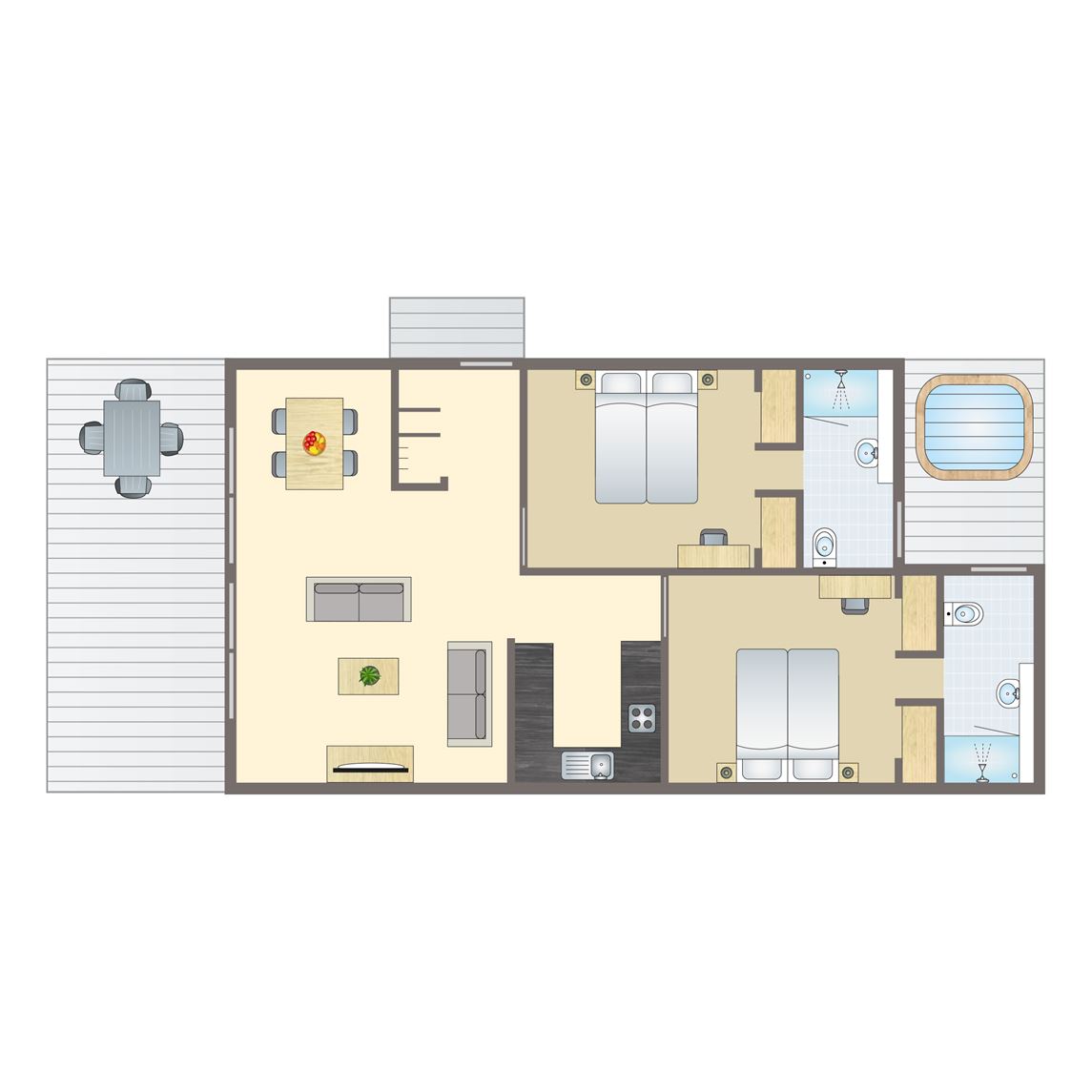 4-persoons chalet - The Sutton.