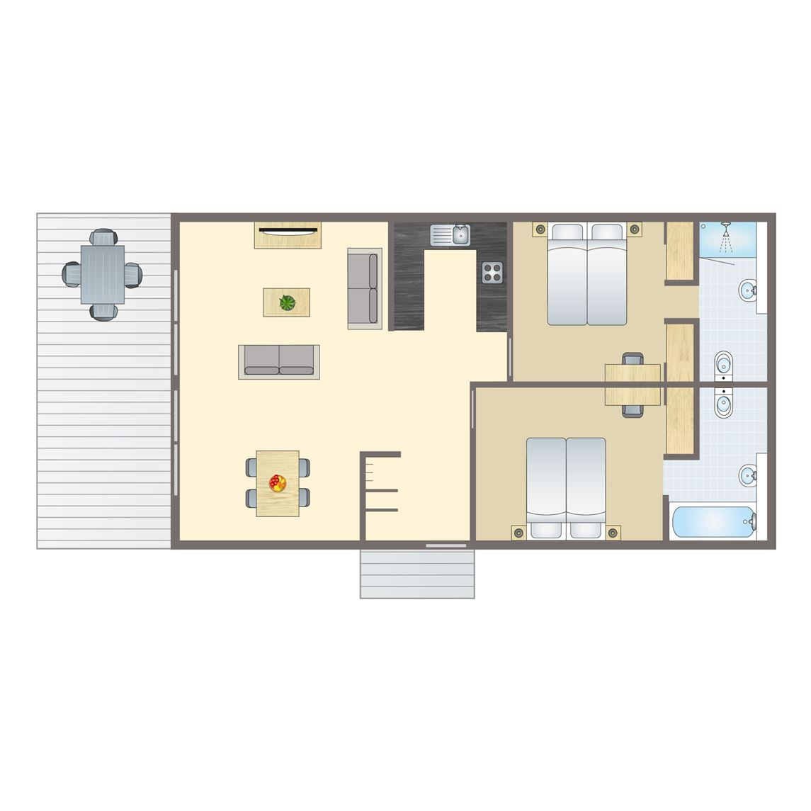 4-persoons chalet - The Apethorpe (Pet).