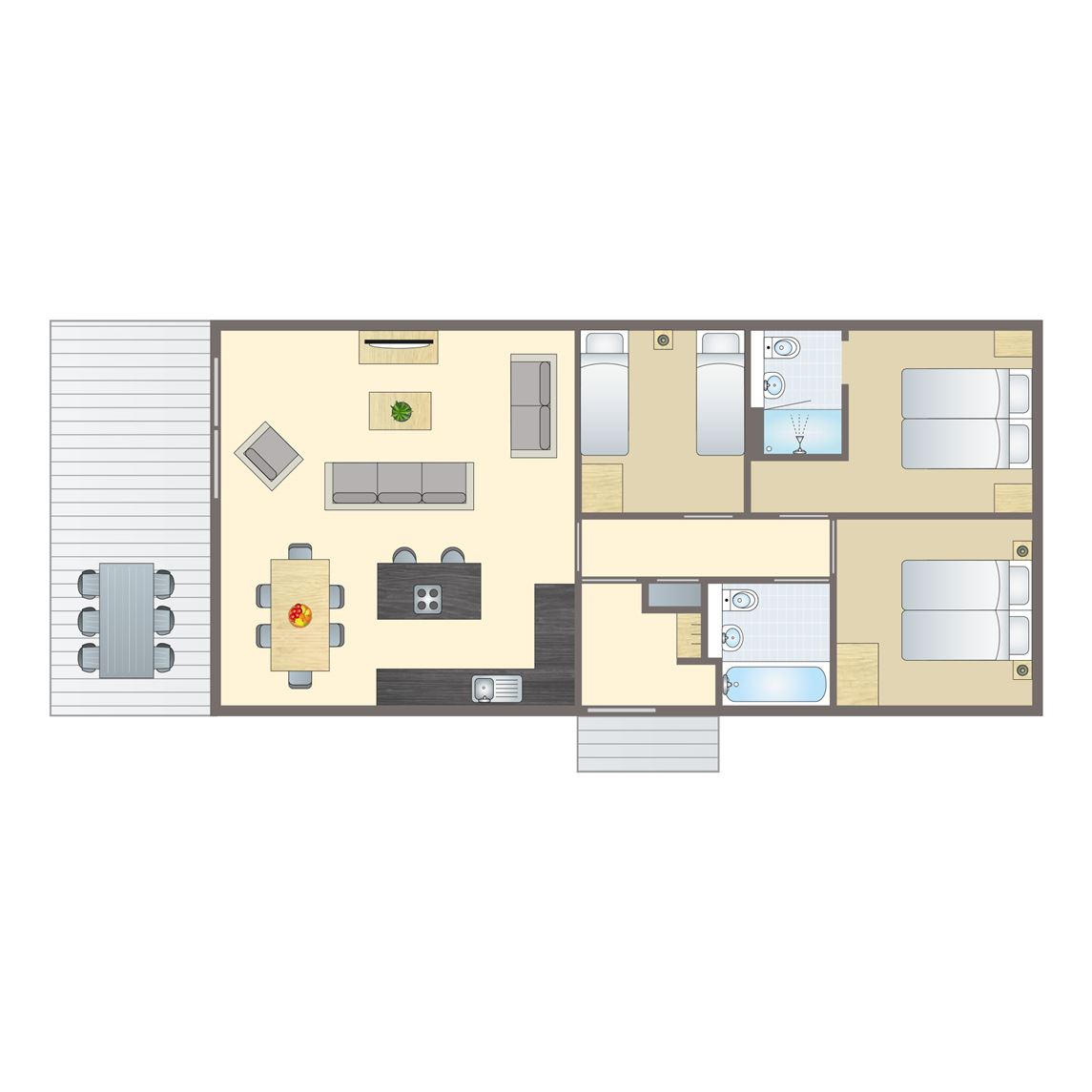 6-persoons chalet - The Ailsworth.