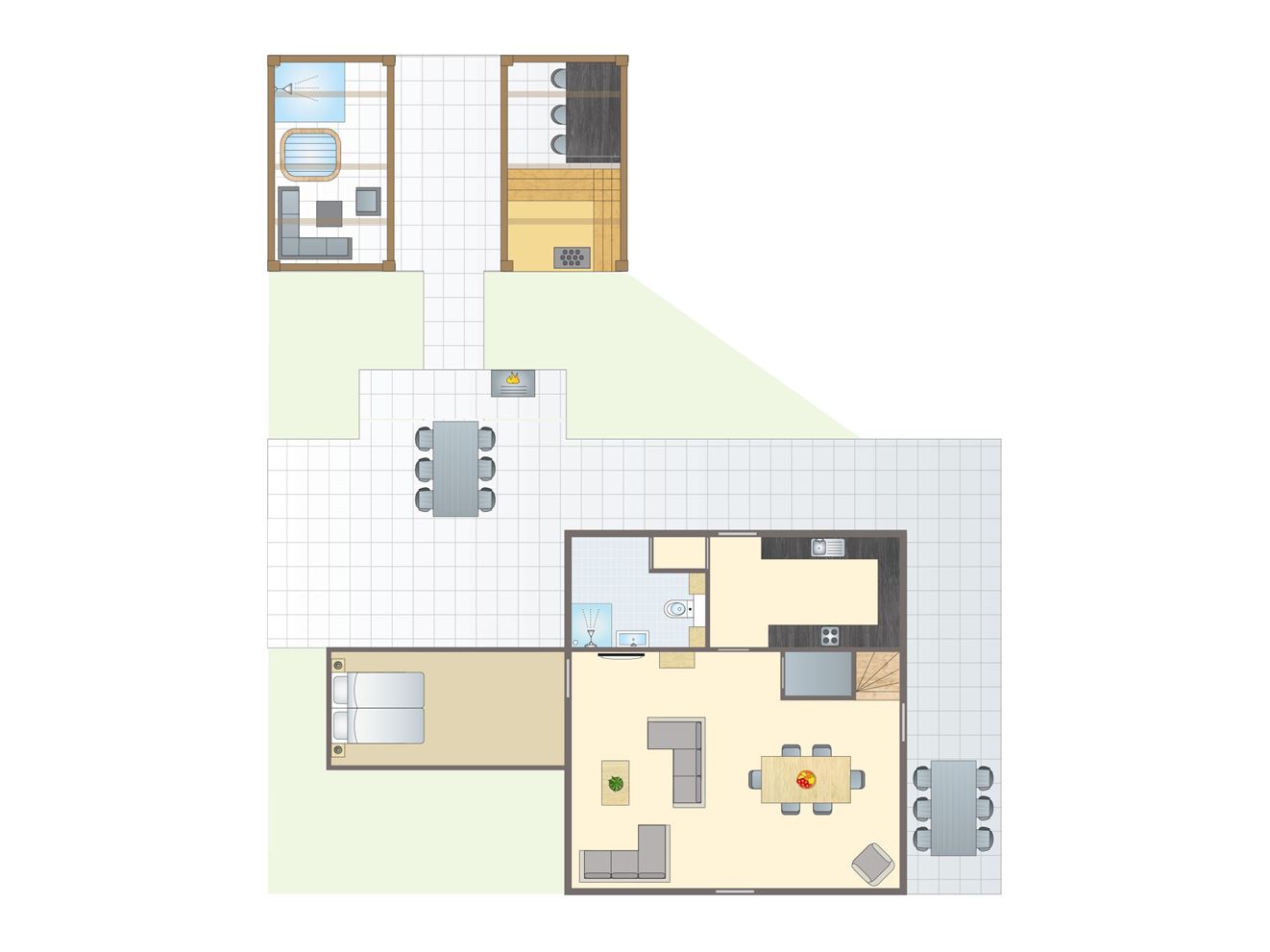 6-persoons chalet - The Cottage.