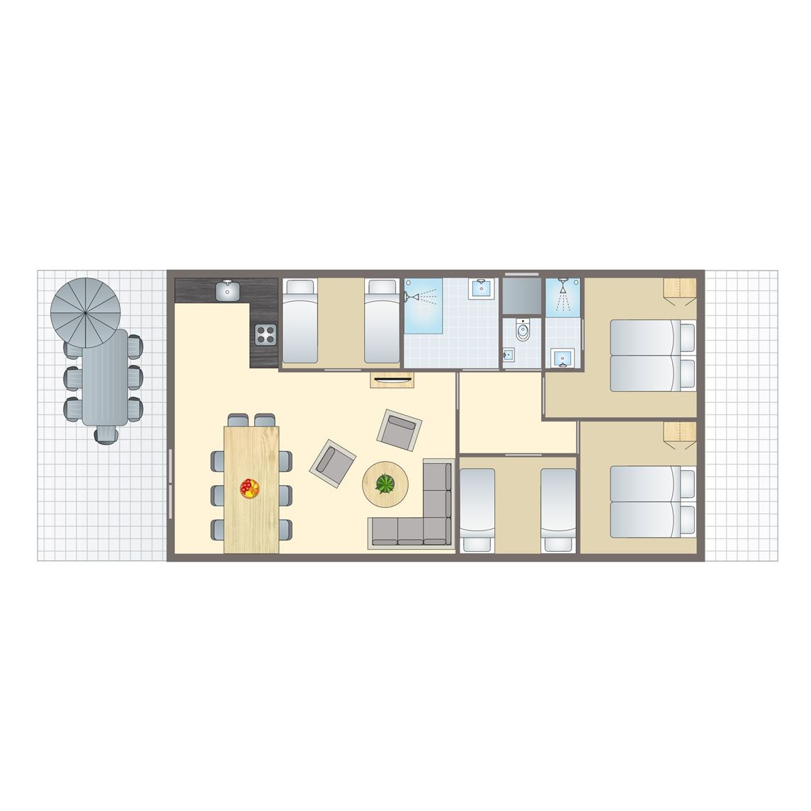 8-persoons woning - Breed toegankelijk