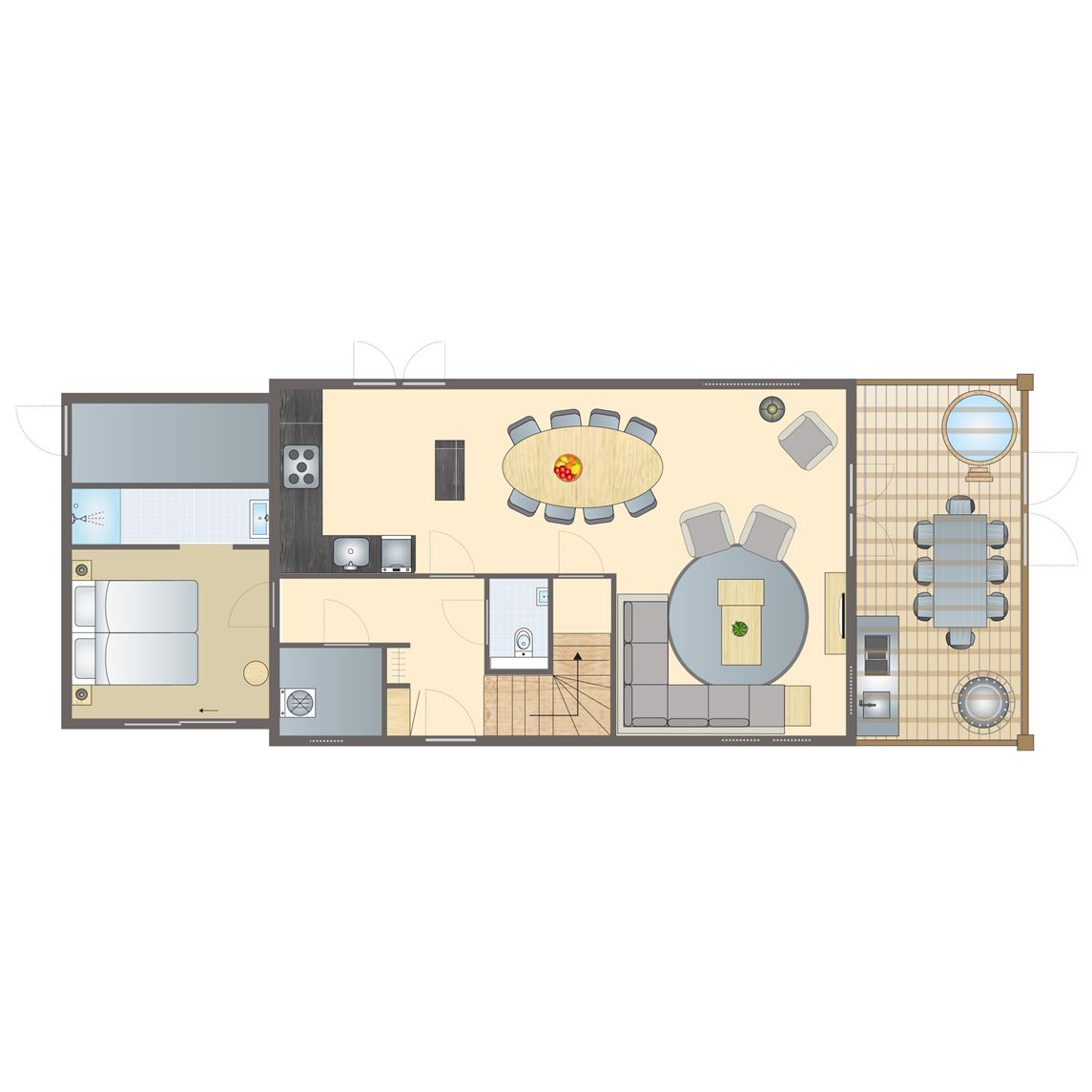 8-persoonsbungalow