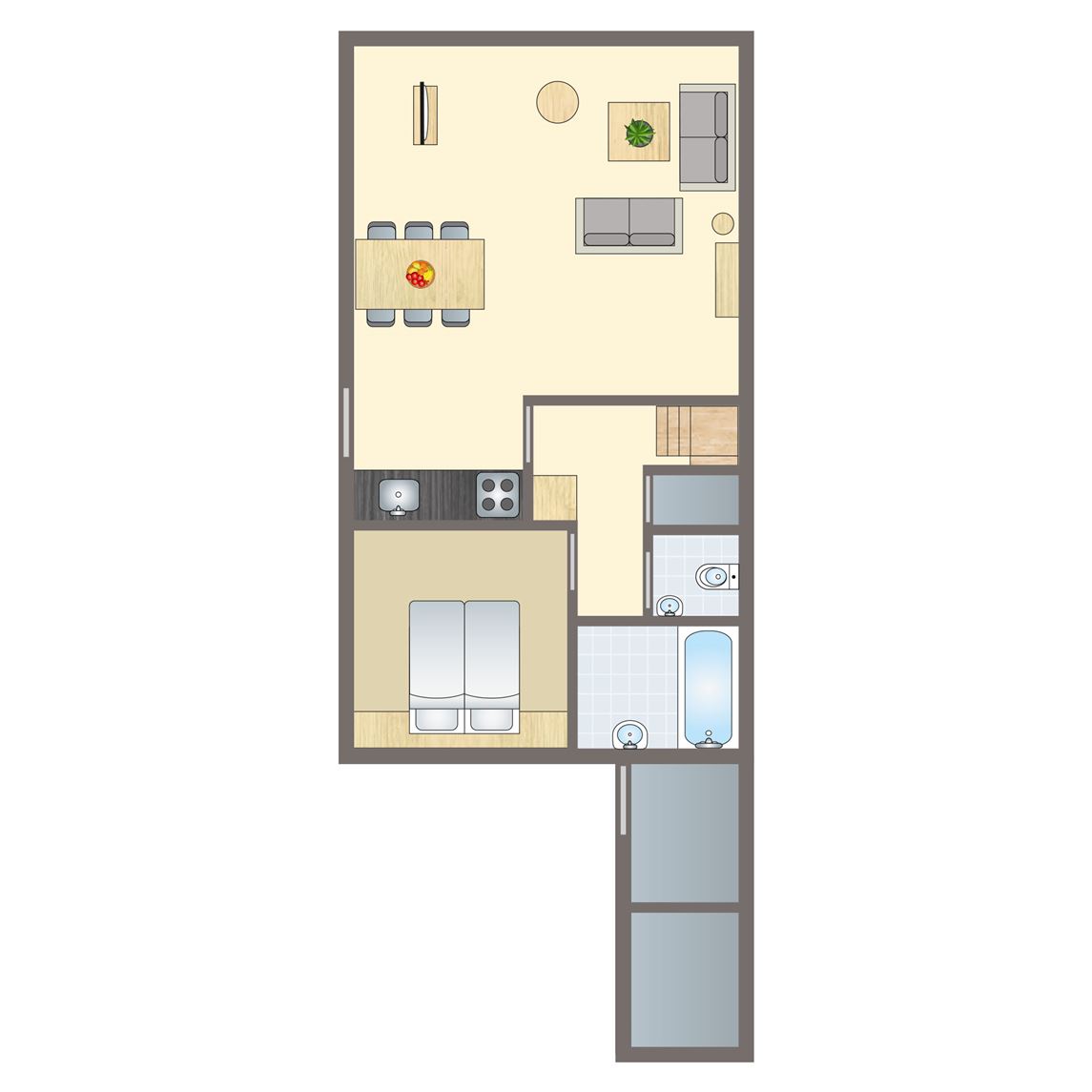 6 persoons woning Waterwoning