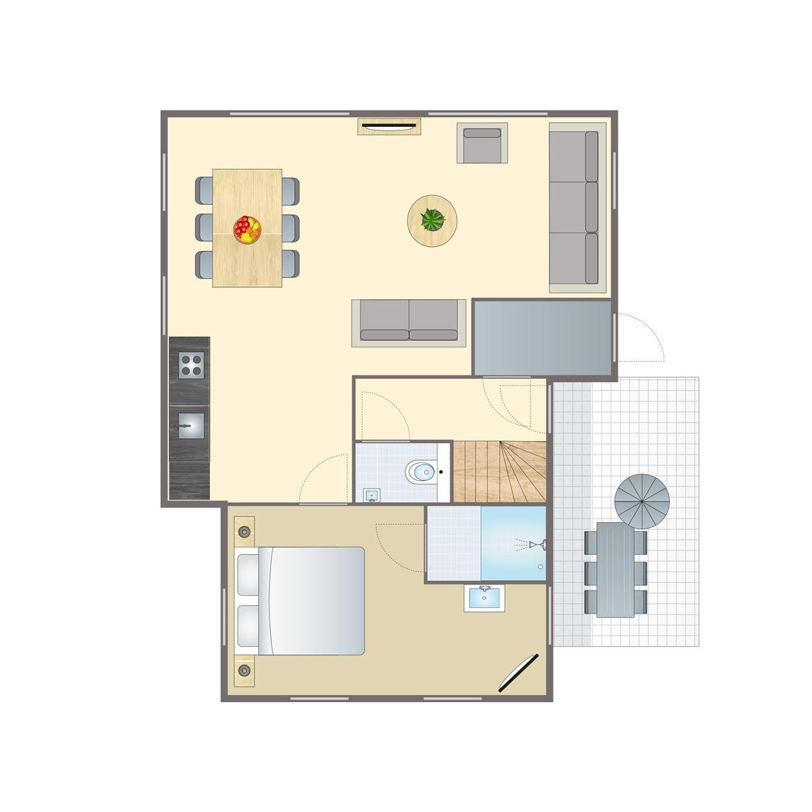 6 persoons luxe bungalow