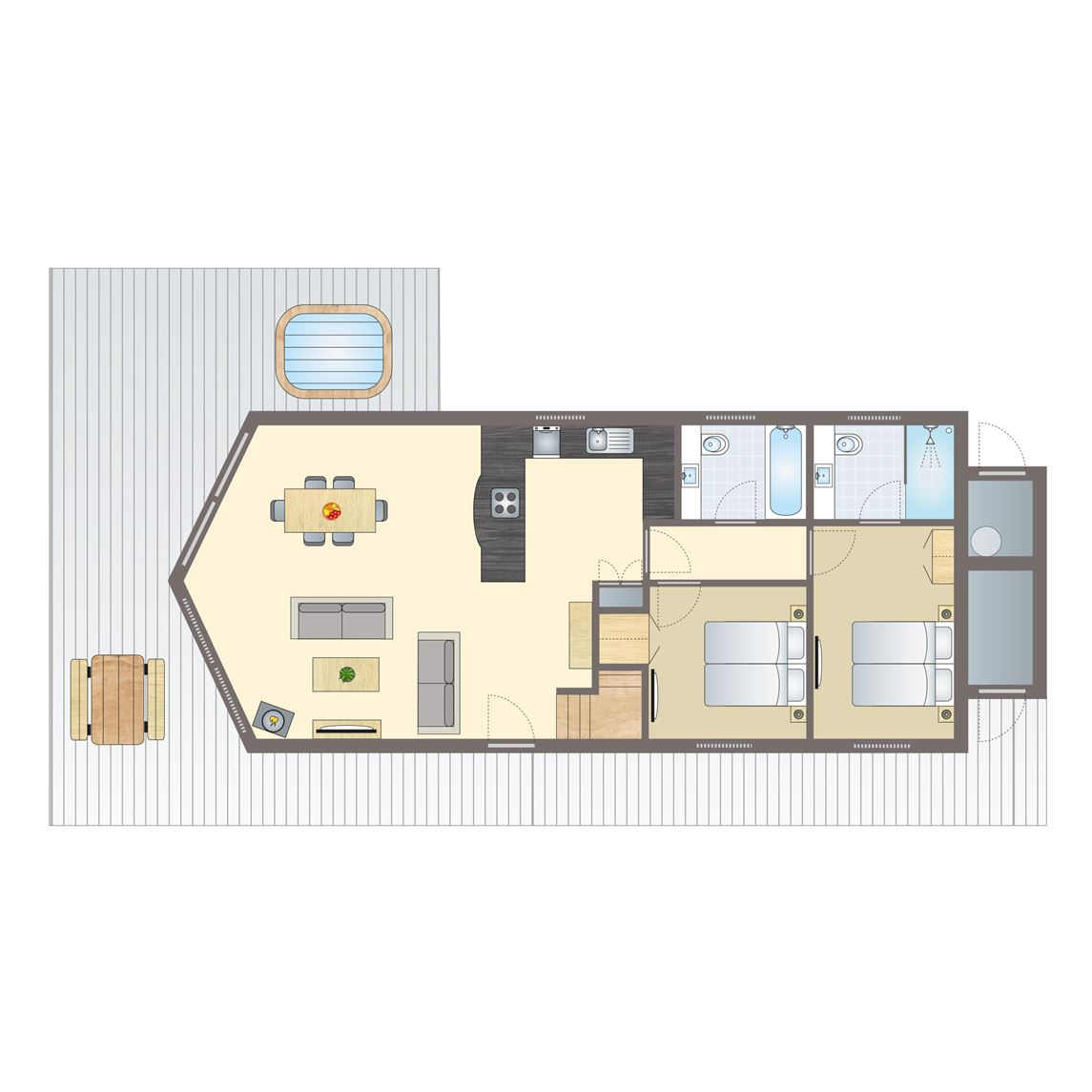 6 persoons bungalow Tranquillity 3 (Pet)