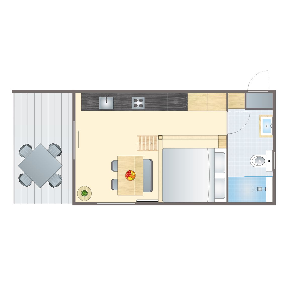 2 4 persoons tiny house