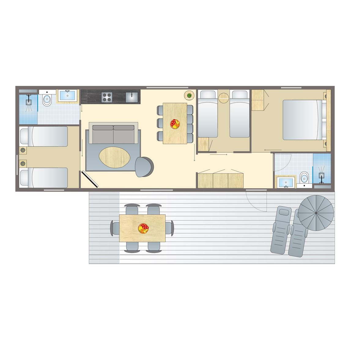6 persoons lodge
