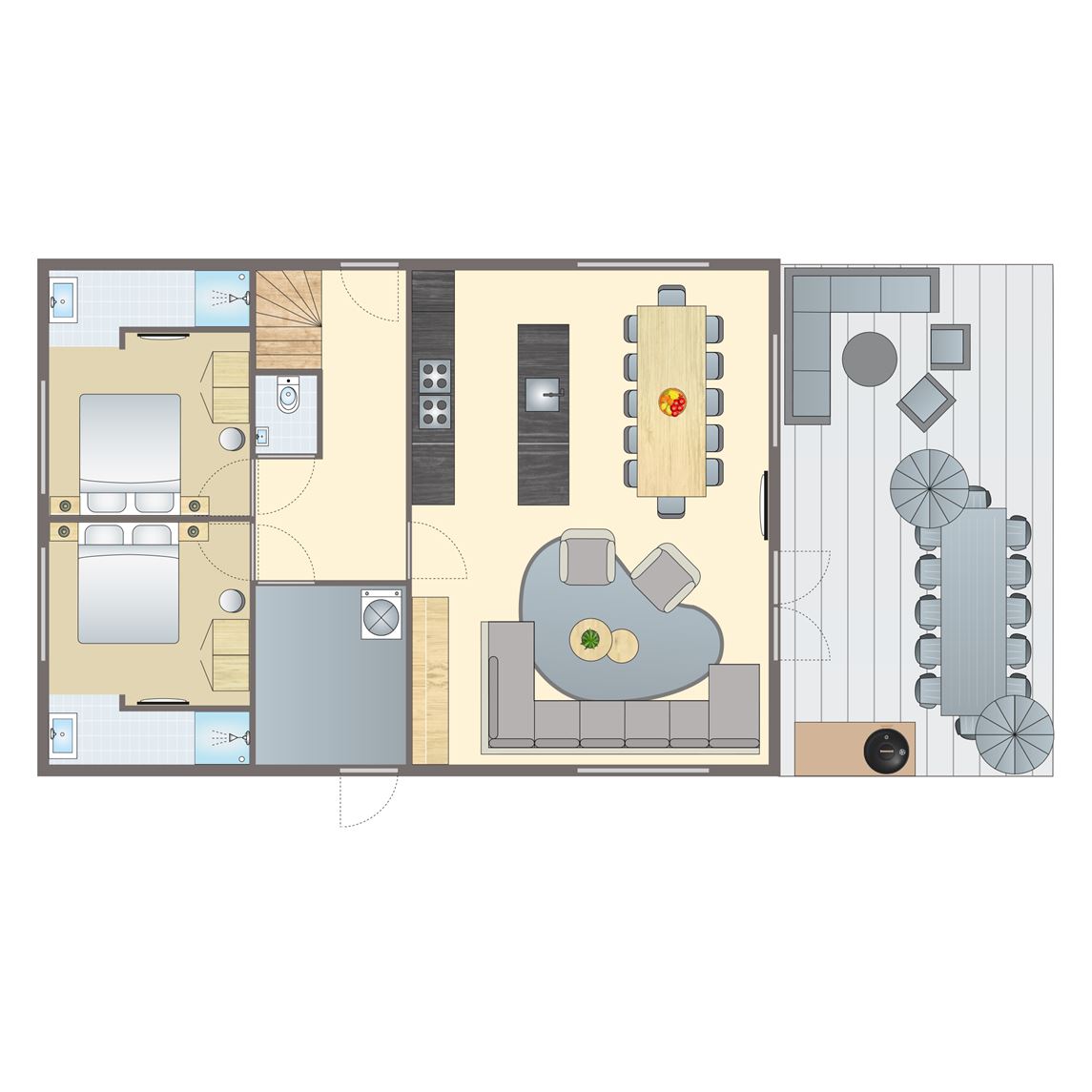 12 persoons culinaire villa