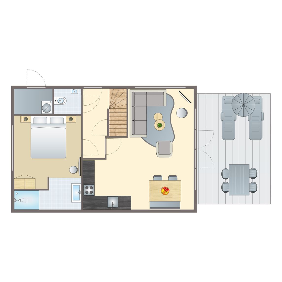 4 persoons wellness villa