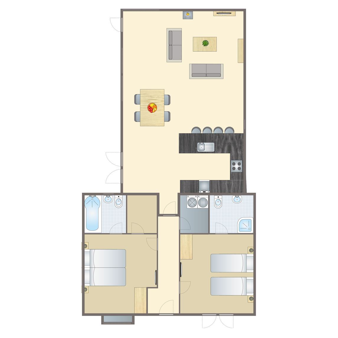 4 persoons bungalow Warrens Spa