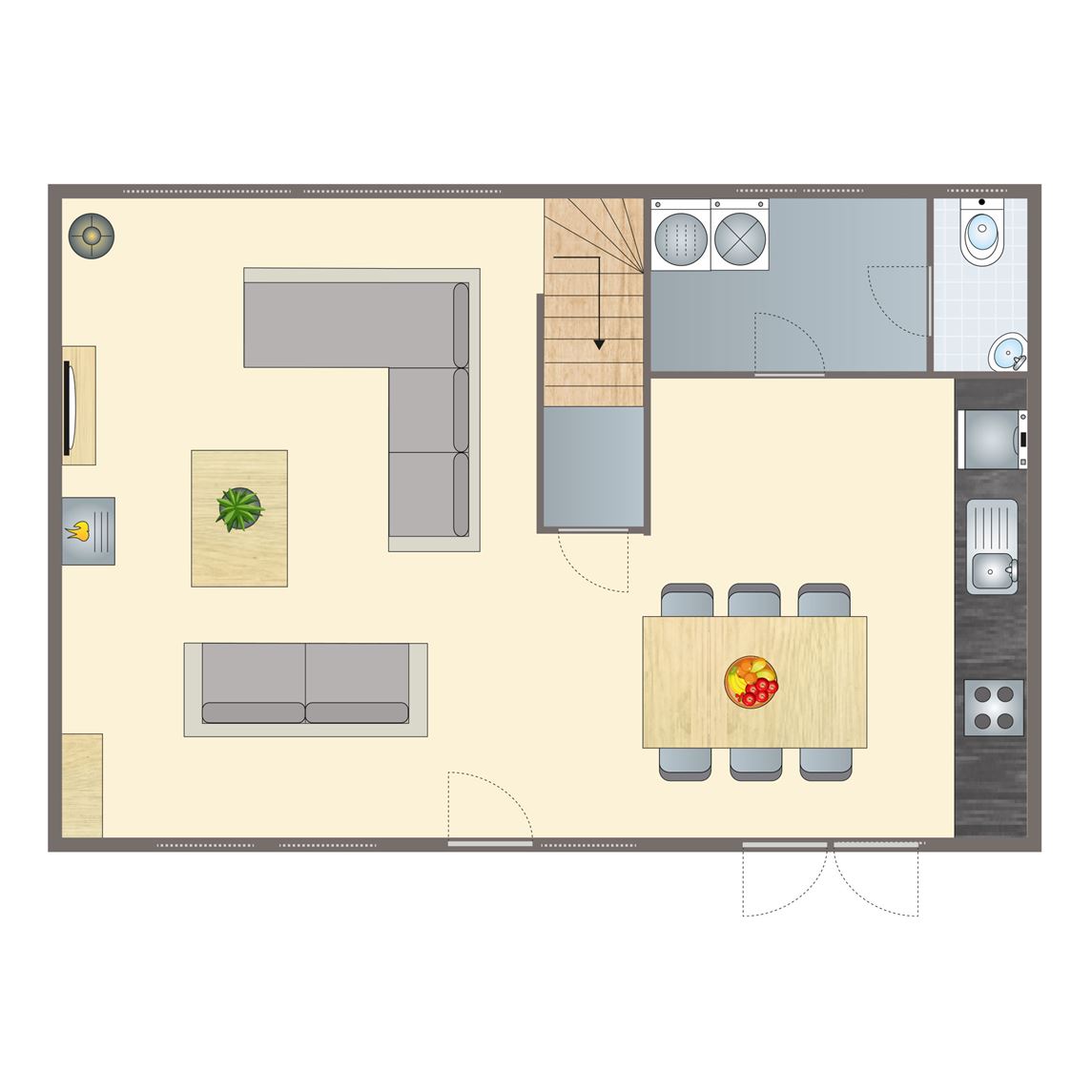 6 persoons bungalow Moleyns