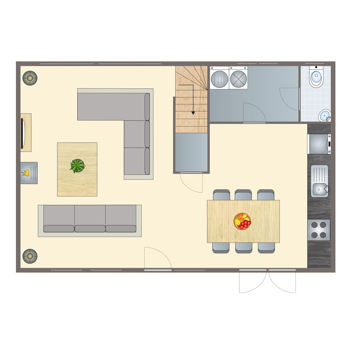6 persoons bungalow Trevelyan